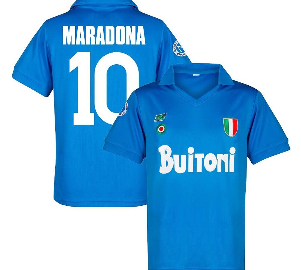 MAILLOT RETRO NAPLES DOMICILE MARADONA 1986-1987