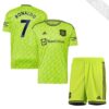 10061 PACK MANCHESTER UNITED THIRD RONALDO. ENSEMBLE ADULTE MAILLOT ET SHORT 2022 2023