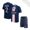 10101 PACK PSG DOMICILE HAKIMI. ENSEMBLE ADULTE MAILLOT ET SHORT 2022 2023