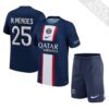 10141 PACK PSG DOMICILE NUNO MENDES. ENSEMBLE ADULTE MAILLOT ET SHORT 2022 2023
