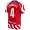8422 MAILLOT ATLETICO MADRID DOMICILE KONDOGBIA 2022 2023