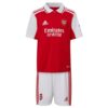 9535 PACK JUNIOR ARSENAL DOMICILE. ENSEMBLE MAILLOT ET SHORT 2022 2023