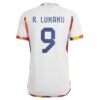 11149 PACK BELGIQUE LUKAKU EXTERIEUR. ENSEMBLE ADULTE MAILLOT ET SHORT 2022 2023