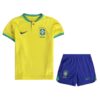 11309 PACK JUNIOR BRESIL DOMICILE. ENSEMBLE MAILLOT ET SHORT 2022 2023
