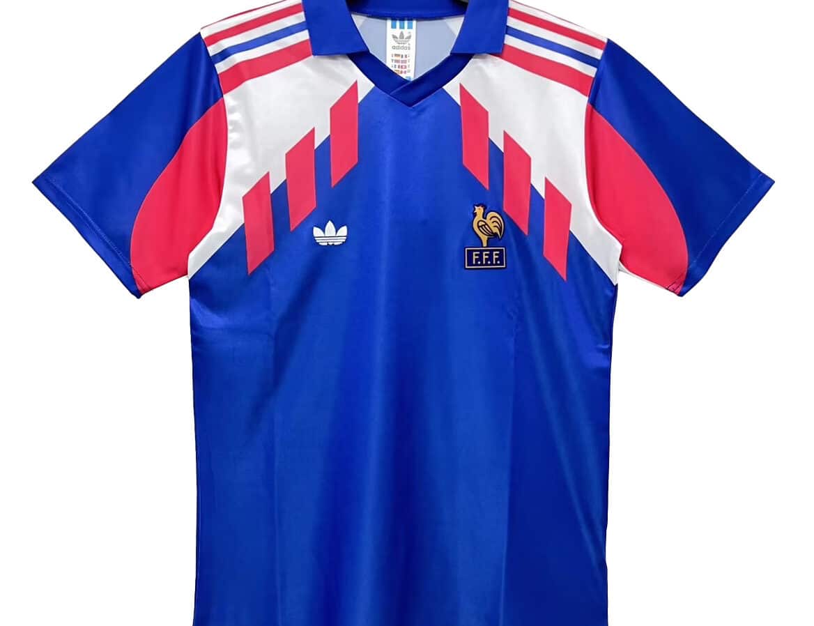 MAILLOT RETRO FRANCE DOMICILE SAISON 1990-1991