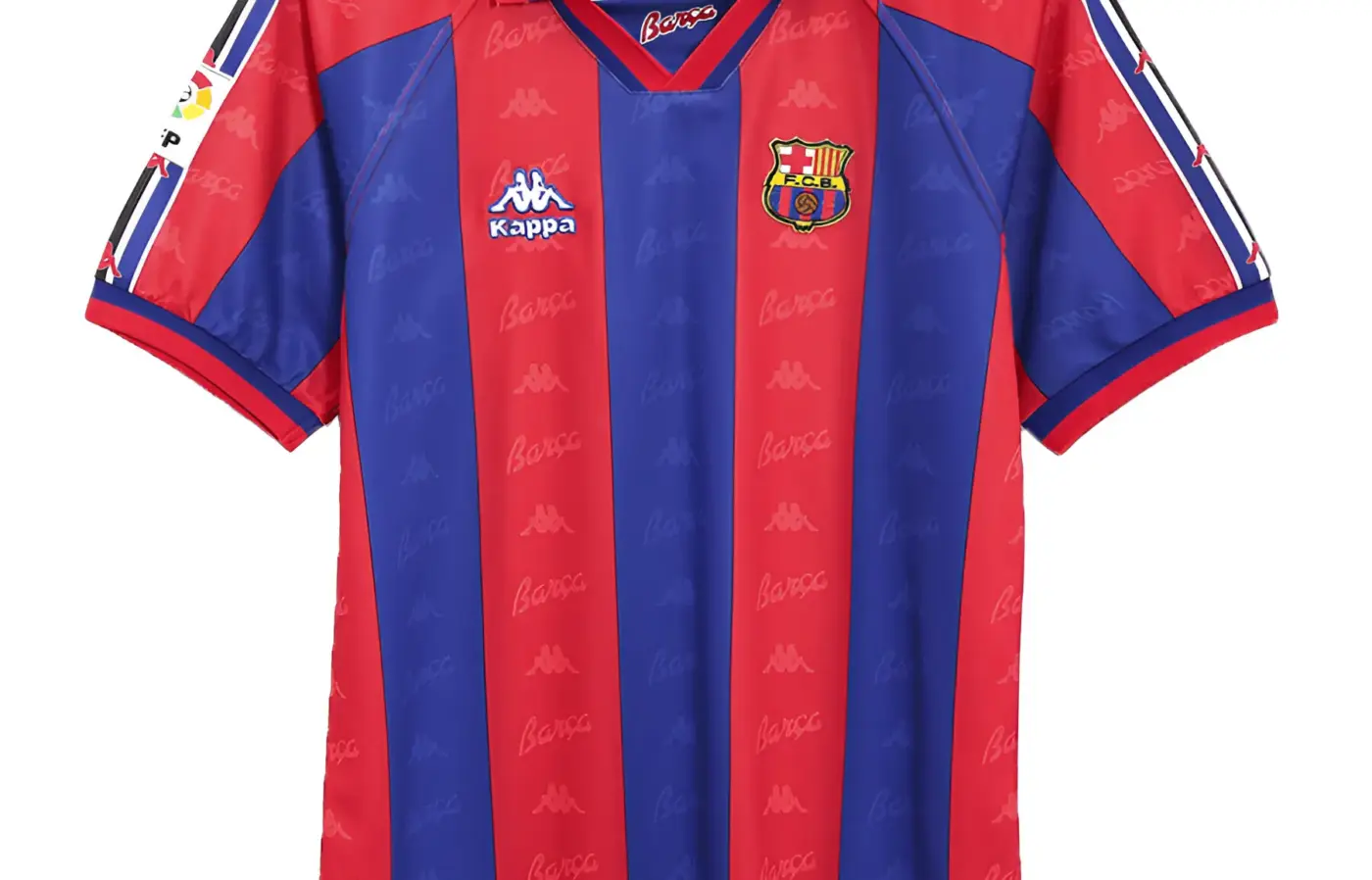 MAILLOT RETRO FC BARCELONE DOMICILE 1995-1997