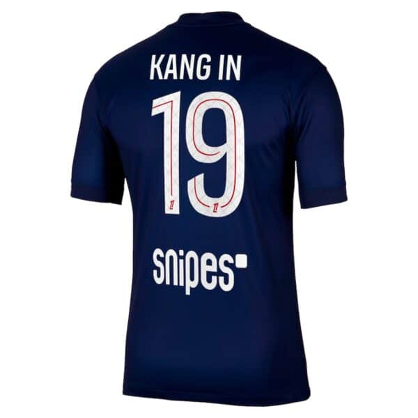 MAILLOT PSG DOMICILE LEE KANG IN 2025-2026