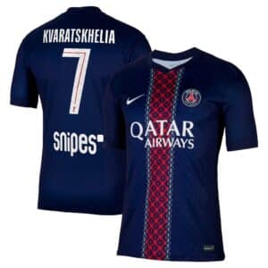 MAILLOT PSG DOMICILE KVARATSKHELIA 2025-2026