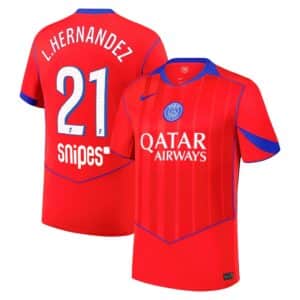 MAILLOT PSG THIRD LUCAS HERNANDEZ SAISON 2025-2026