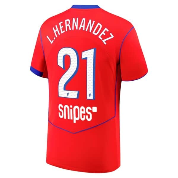 MAILLOT PSG THIRD LUCAS HERNANDEZ SAISON 2025-2026