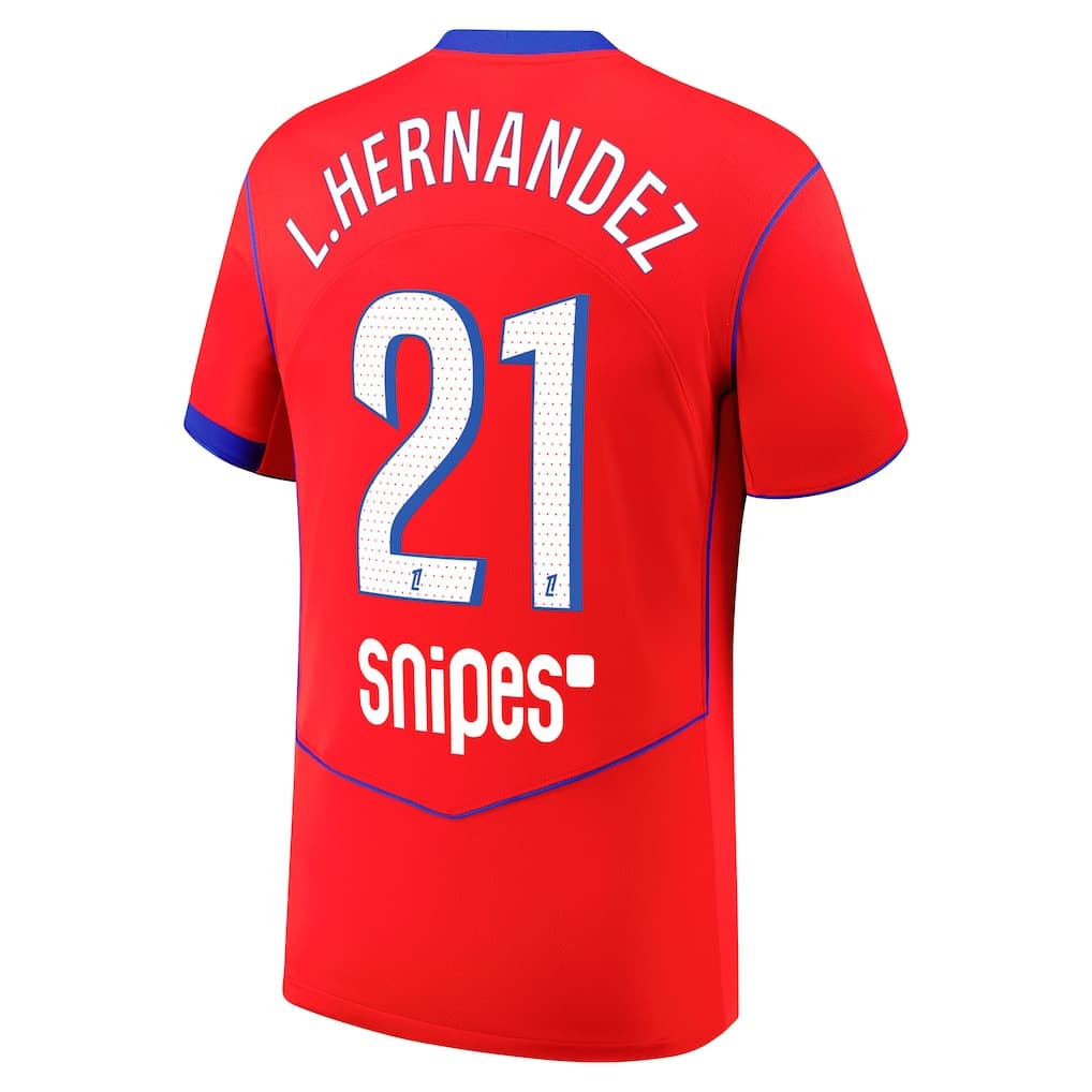 MAILLOT PSG THIRD LUCAS HERNANDEZ SAISON 2025-2026
