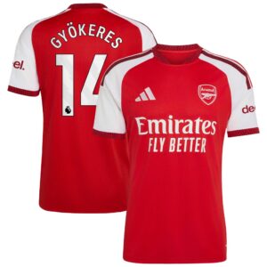 MAILLOT ARSENAL DOMICILE VIKTOR GYOKERES 2026-2027 MAILLOT ARSENAL DOMICILE VIKTOR GYOKERES 2026-2027